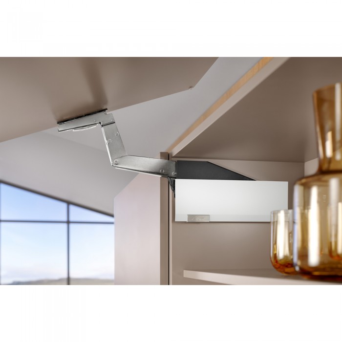 Σύστημα ανύψωσης Blum Aventos HS Top σε χρώμα Silk White