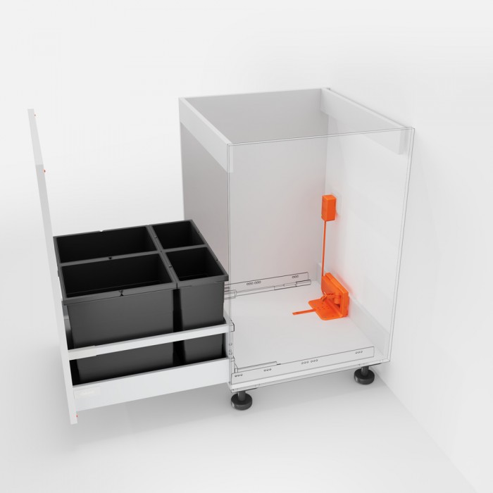 Σετ υποβοήθησης για Λύσεις καλαθιών απορριμμάτων στα κάτω ντουλάπια Blum Servo Drive UNO Z10UB00EA