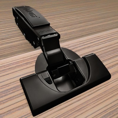 Μεντεσές BLUM clip top 110° με ενσωματωμένο φρένο ίσιος black onyx 71B3550