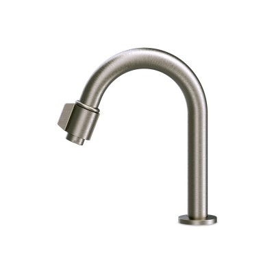 Περιστρεφόμενο Στόμιο με Διακόπτη On/Off Για Σύνδεση με Φίλτρο Νερού - 1/2 Cora 13504-110 Inox Brushed