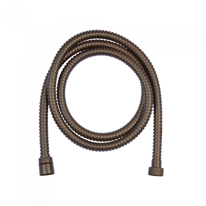 Άθραυστο Σπιράλ Τηλεφώνου Ντους 1.5m Vicario 16000754-541 Tuscany Brass
