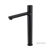 Μπαταρία Νιπτήρος Res-Pro Θερμομικτική Υψηλή Για Επιτραπέζιους Νιπτήρες με Βαλβίδα Clic-Clac Eurorama 175309P-400 Black Matt