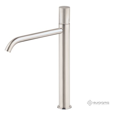 Μπαταρία Νιπτήρος Oso Θερμομικτική Υψηλή Για Επιτραπέζιους Νιπτήρες με Βαλβίδα Clic-Clac Eurorama 178309P-110 Inox finish