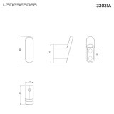 Άγκιστρο Μονό Langberger 33031A Chrome