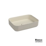 Νιπτήρας Μπάνιου 50x36 Επιτραπέζιος Bianco Ceramica 34050-311 Ivory Matt