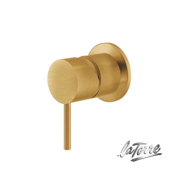 Μίκτης Εντοιχισμού 1 Εξόδου Elle Inox 316 La Torre 35300-211 Gold Brushed PVD