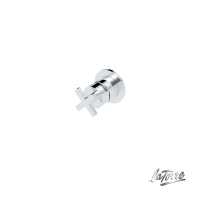 Μίκτης Εντοιχισμού 1 Εξόδου Elle Cross La Torre 38300-100 Chrome