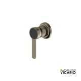Μίκτης Εντοιχισμού 1 Εξόδου Lumiere Vicario 516050-410 Black Brushed