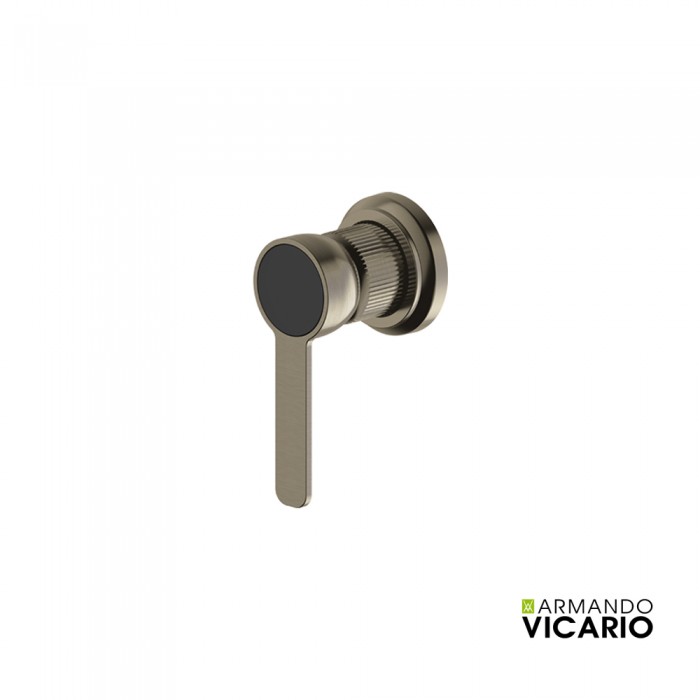 Μίκτης Εντοιχισμού 1 Εξόδου Lumiere Vicario 516050-410 Black Brushed