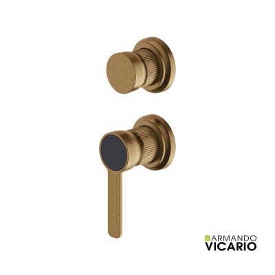 Μίκτης Εντοιχισμού με Εκτροπέα 3 Εξόδων Lumiere Vicario 516053-221 Antique Brass