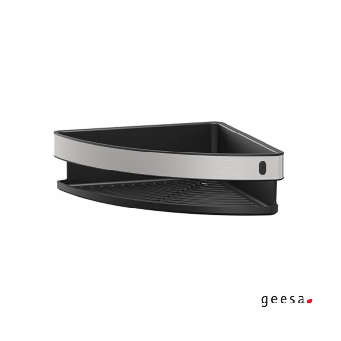 Σπογγοθήκη Γωνιακή 21 X 21 cm της Σειράς Cooper Tiger Geesa 800235-110 Inox finish