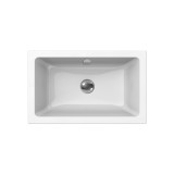 Νιπτήρας μπάνιου σε λευκό χρώμα Gsi Kube 8953-300  60 x 37 cm