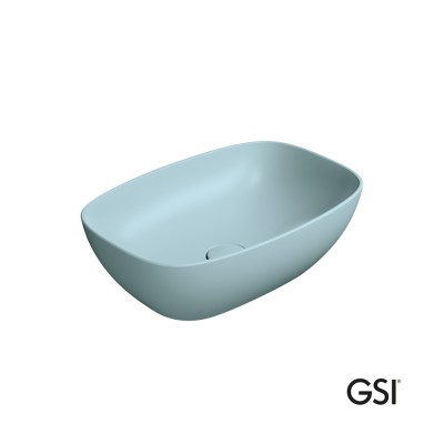 Νιπτήρας Nubes 50x35 Επιτραπέζιος Gsi 9784-920 Ghiaccio