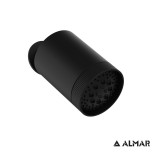 Κεφαλή Ντους Beam Multijet Ανακλινόμενη Στρόγγυλη Φ10,2 cm Almar E044286-400 Black Matt