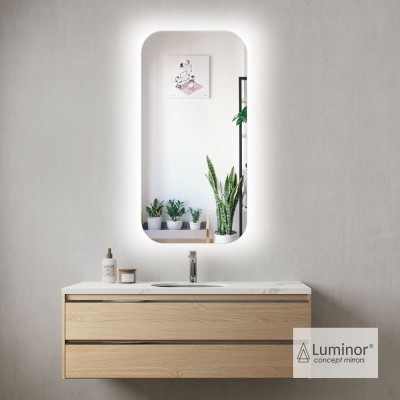 Καθρέπτης Just 50x100 cm Φωτιζόμενος Led Luminor JUS50100