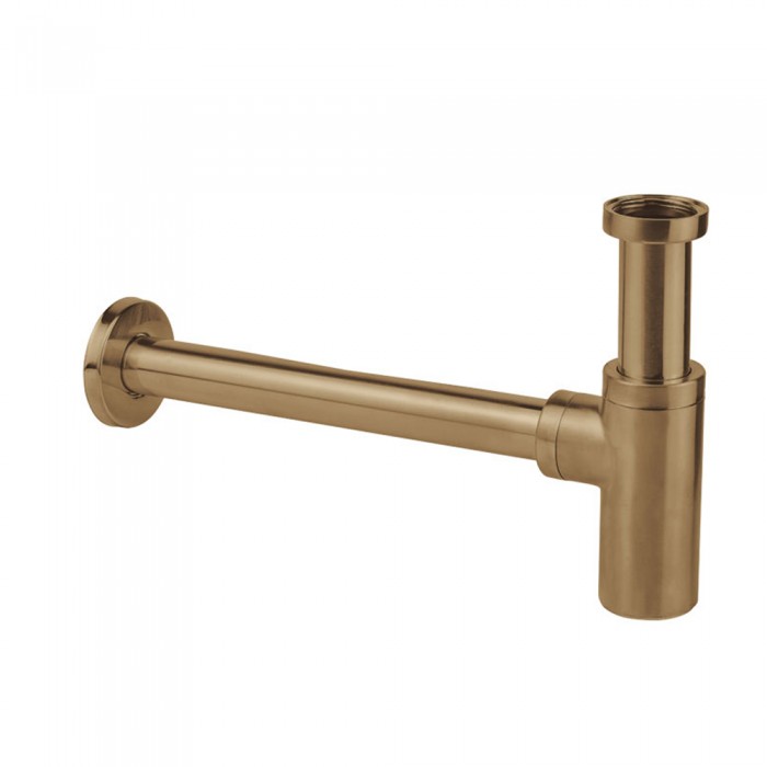 Σιφών Νιπτήρος Minimal με Αποσπώμενο Πώμα Για Καθαρισμό RV0262-221 Antique Brass