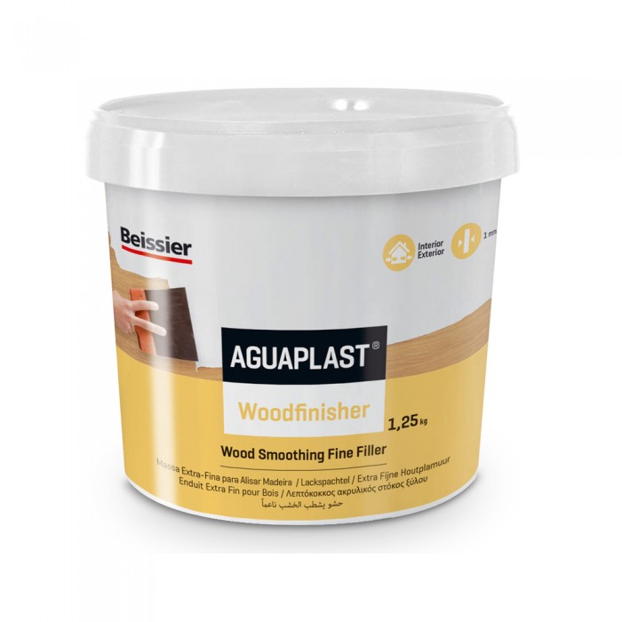 Λεπτόκοκκος Γεμιστικός Στόκος Ξύλου 1.25Kg Λευκός BEISSIER Aguaplast Woodfinisher 70084-002