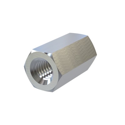 Περικόχλια Εξάγωνα Σύνδεσης 6x18mm Γαλβανιζέ DIN 6334 (Τιμή ανά Τεμάχιο)