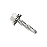 Τρυπανόβιδες εξάγωνες DIN 7504-Κ Γαλβανιζέ με ροδέλα στεγανοποίησης 6.3x32mm (Τιμή ανά Τεμάχιο)