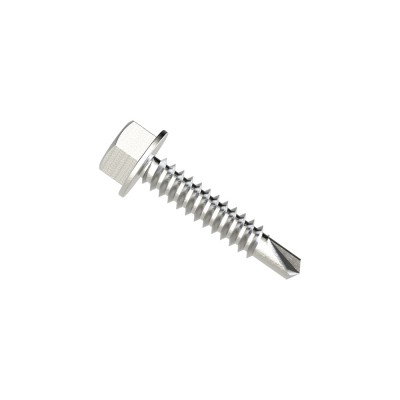 Τρυπανόβιδες εξάγωνες DIN 7504-Κ Γαλβανιζέ ΧΩΡΙΣ ροδέλα στεγανοποίησης 6.3x32mm (Τιμή ανά Τεμάχιο)