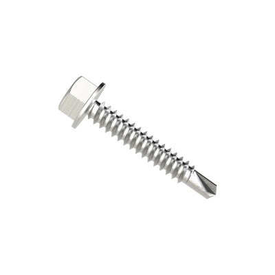 Τρυπανόβιδες εξάγωνες DIN 7504-Κ Γαλβανιζέ ΧΩΡΙΣ ροδέλα στεγανοποίησης 6.3x38mm (Τιμή ανά Τεμάχιο)