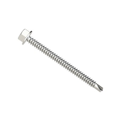 Τρυπανόβιδες εξάγωνες DIN 7504-Κ Γαλβανιζέ ΧΩΡΙΣ ροδέλα στεγανοποίησης 6.3x75mm (Τιμή ανά Τεμάχιο)