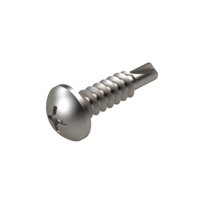 Τρυπανόβιδες αυτοδιάτρητες Ψωμάκι Σταυρωτές DIN 7504Ν inox A2 4.8x19mm (Τιμή ανά Τεμάχιο)