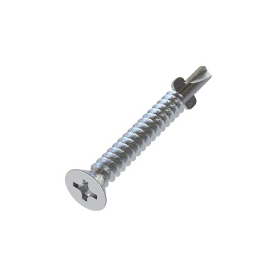 Τρυπανόβιδες Αυτοδιάτρητες Φρεζάτες Σταυρού Με Φτερά 4.2x32mm Γαλβανιζέ DIN 7504-Ο (Τιμή ανά Τεμάχιο)