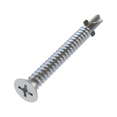 Τρυπανόβιδες Αυτοδιάτρητες Φρεζάτες Σταυρού Με Φτερά 5.5x50mm Γαλβανιζέ DIN 7504-Ο (Τιμή ανά Τεμάχιο)
