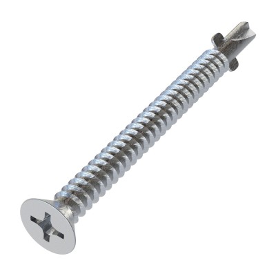 Τρυπανόβιδες Αυτοδιάτρητες Φρεζάτες Σταυρού Με Φτερά 5.5x60mm Γαλβανιζέ DIN 7504-Ο (Τιμή ανά Τεμάχιο)