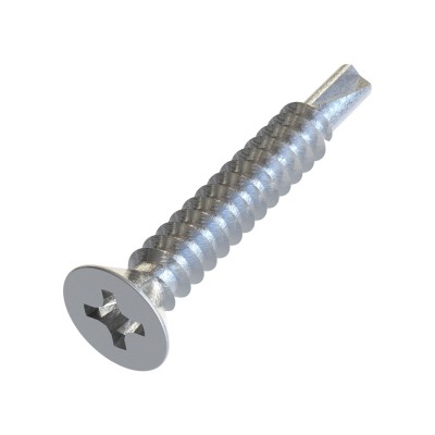 Τρυπανόβιδες αυτοδιάτρητες Φρεζάτες Σταυρωτές 4.2x25mm Γαλβανιζέ DIN 7504-P (Τιμή ανά Τεμάχιο)