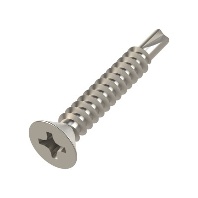 Τρυπανόβιδες αυτοδιάτρητες φρεζάτες Σταυρωτές 4.2x25mm Inox A2 DIN 7504P (Τιμή ανά Τεμάχιο)