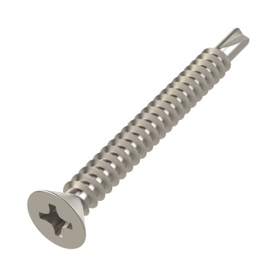 Τρυπανόβιδες αυτοδιάτρητες φρεζάτες Σταυρωτές 4.2x38mm Inox A2 DIN 7504P (Τιμή ανά Τεμάχιο)