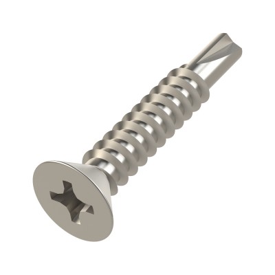 Τρυπανόβιδες αυτοδιάτρητες φρεζάτες Σταυρωτές 4.8x25mm Inox A2 DIN 7504P (Τιμή ανά Τεμάχιο)