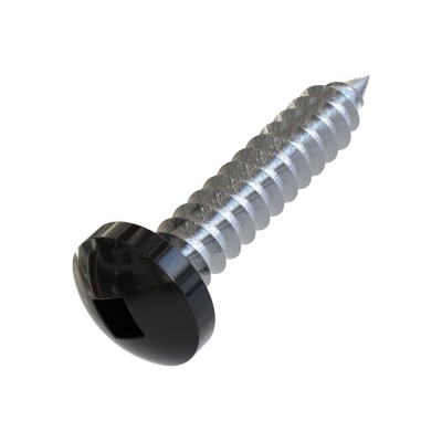 Λαμαρινόβιδες Ψωμάκι Τετράγωνες 4.8x25mm Μαύρες Ral 9011 DIN 7981 (Τιμή ανά Τεμάχιο)