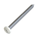 Λαμαρινόβιδες Ψωμάκι Τετράγωνες 4.2x50mm Λευκές Ral 9016 DIN 7981 (Τιμή ανά Τεμάχιο)