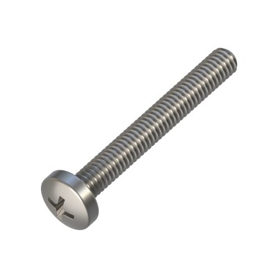 Μηχανόβιδες με Κυλινδρικό Κεφάλι Σταυρού M4x30mm Inox A2 DIN 7985 (Τιμή ανά Τεμάχιο)