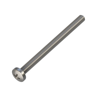 Μηχανόβιδες με Κυλινδρικό Κεφάλι Σταυρού M4x50mm Inox A2 DIN 7985 (Τιμή ανά Τεμάχιο)