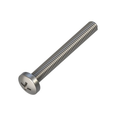 Μηχανόβιδες με Κυλινδρικό Κεφάλι Σταυρού M5x40mm Inox A2 DIN 7985 (Τιμή ανά Τεμάχιο)