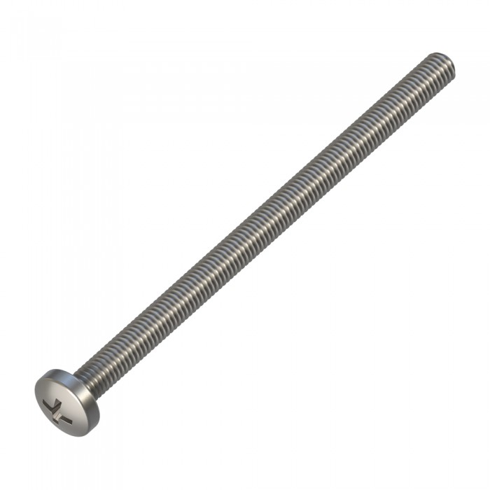 Μηχανόβιδες με Κυλινδρικό Κεφάλι Σταυρού M5x80mm Inox A2 DIN 7985 (Τιμή ανά Τεμάχιο)