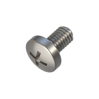 Μηχανόβιδες με Κυλινδρικό Κεφάλι Σταυρού M6x10mm Inox A2 DIN 7985 (Τιμή ανά Τεμάχιο)