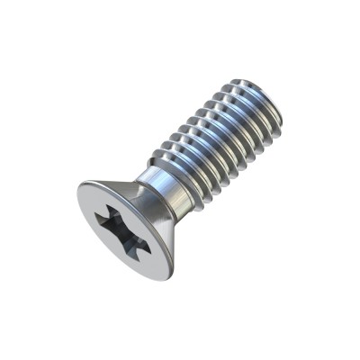 Μηχανόβιδες Φρεζάτες Σταυρού M3x8mm Γαλβανιζέ DIN 965 (Τιμή ανά Τεμάχιο)