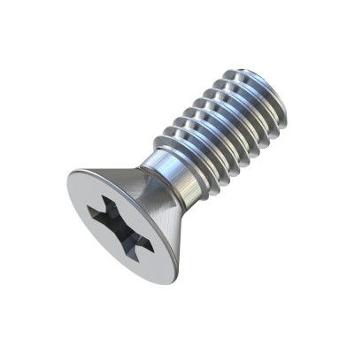 Μηχανόβιδες Φρεζάτες Σταυρού M4x10mm Γαλβανιζέ DIN 965 (Τιμή ανά Τεμάχιο)