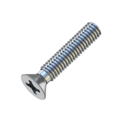 Μηχανόβιδες Φρεζάτες Σταυρού M4x20mm Γαλβανιζέ DIN 965 (Τιμή ανά Τεμάχιο)