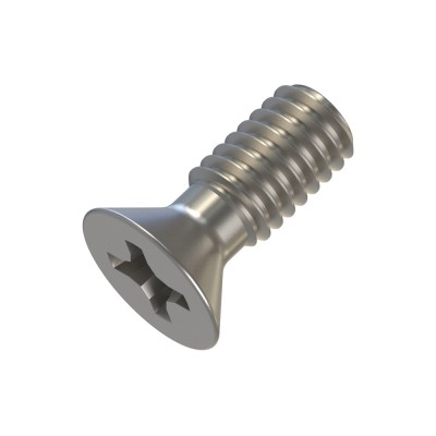 Μηχανόβιδες Φρεζάτες Σταυρού M4x10mm Inox A2 DIN 965 (Τιμή ανά Τεμάχιο)