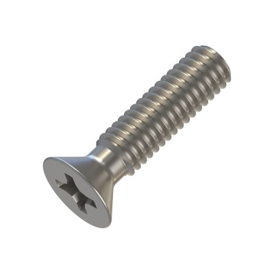 Μηχανόβιδες Φρεζάτες Σταυρού M4x16mm Inox A2 DIN 965 (Τιμή ανά Τεμάχιο)