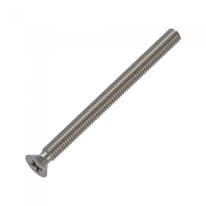 Μηχανόβιδες Φρεζάτες Σταυρού M4x50mm Inox A2 DIN 965 (Τιμή ανά Τεμάχιο)