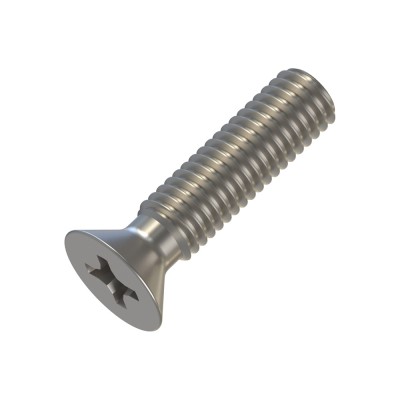 Μηχανόβιδες Φρεζάτες Σταυρού M5x20mm Inox A2 DIN 965 (Τιμή ανά Τεμάχιο)