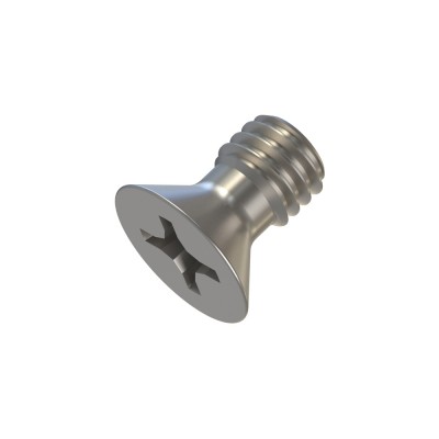 Μηχανόβιδες Φρεζάτες Σταυρού M6x10mm Inox A2 DIN 965 (Τιμή ανά Τεμάχιο)