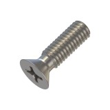 Μηχανόβιδες Φρεζάτες Σταυρού M6x20mm Inox A2 DIN 965 (Τιμή ανά Τεμάχιο)